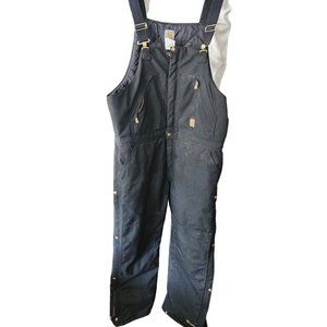 Carhartt Extremes Size 42x32 Insulted bibs, GUC, Black